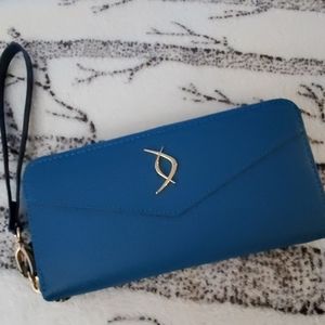 Blue Wristlet